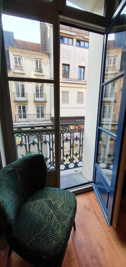Les Balcons De Dieppe - Appartement 1Er Etage - Certifie 3 Etoiles Au Coeur De La Rue Pietonne Luaran gambar